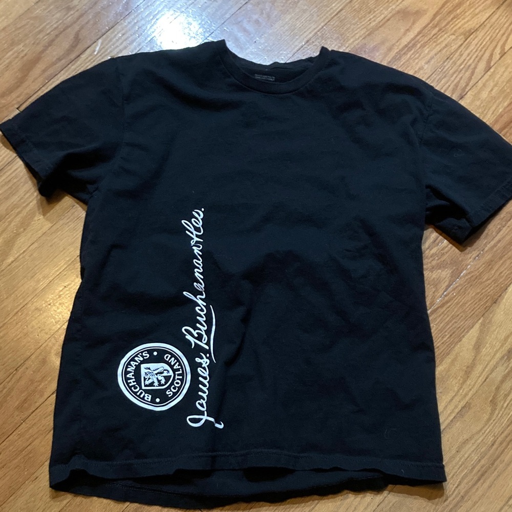Buchanans Black Graphic T-Shirt size large